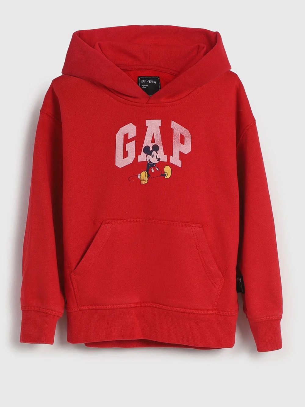 Gap x Disney Kids Mickey Mouse Graphic Hoodie Red